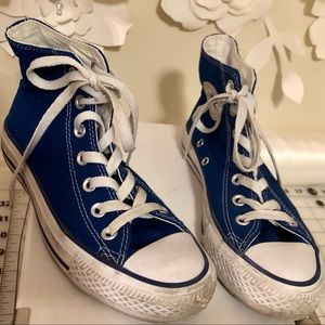 Blue All Star Converse Hi-Top Sneakers